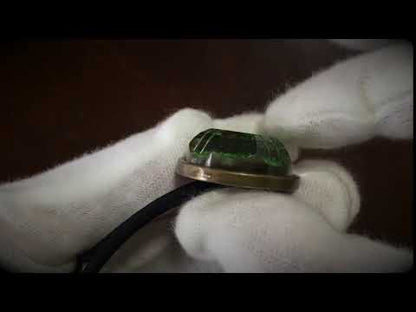 ヘアゴム 緑 シンプル 丸 マーブル