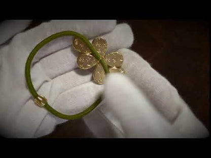 ヘアゴム 虹 オレンジ 24k 贈り物