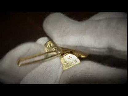 パッチン留めのつけかた