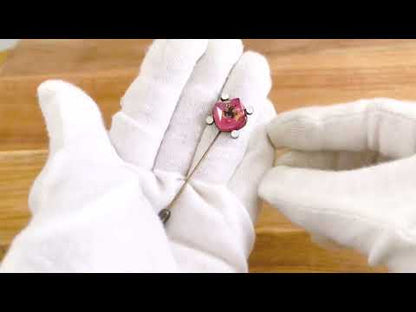 ハットピン ピンク カエル 樹脂