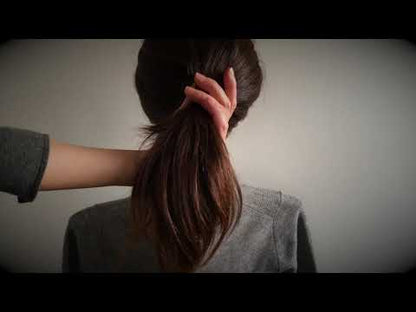 ヘアゴムのつけ方動画