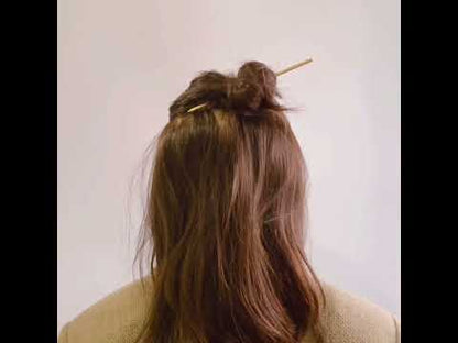 男のかんざし 真鍮 赤