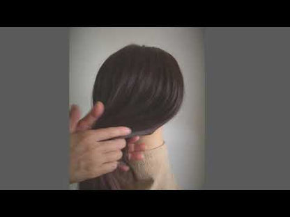 一本挿し かんざし ピンク 渦巻き 24金