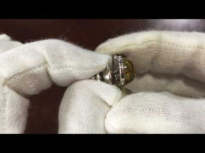 眼鏡ホルダーピンブローチ