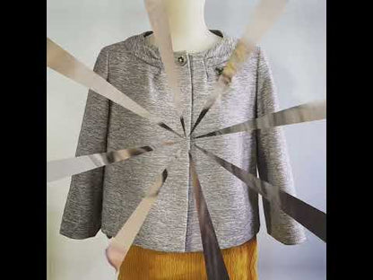 ブローチ 蝶 緑 マーブル オリジナル樹脂 ピン