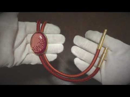 組紐ループタイの使い方