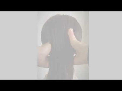 ヘアゴム オレンジ 渦巻き ２連 アンティーク調