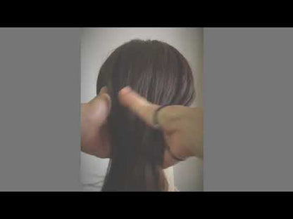 ヘアゴム 和風 渦巻き 水色 贈り物