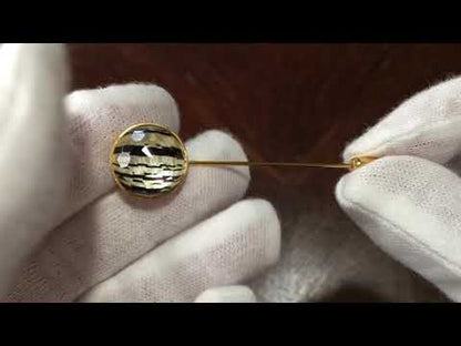 ハットピンの留め金の取り外し方法