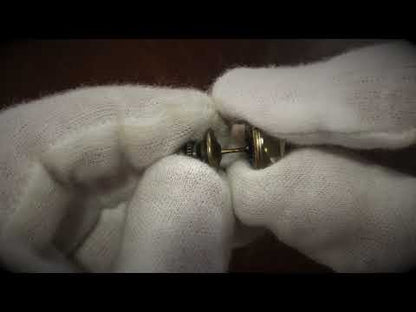 タイタックピン 菊 四角 黄緑