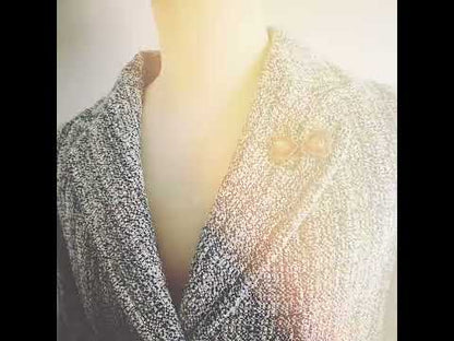 ピンブローチ 蝶 金 赤