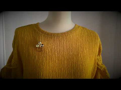 眼鏡ホルダーピンブローチの使い方