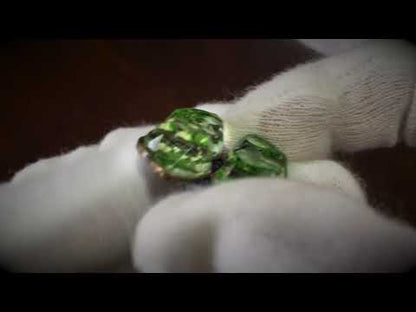 ヘアゴム 緑 スイカ クローバー 花