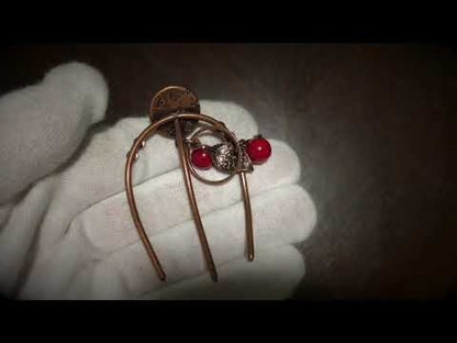 ヘアコームのつけ方