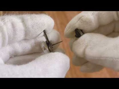 ピンブローチ 飛行機 黄色