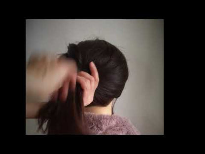 着せ替えかんざし 水面 水色 24金 木製