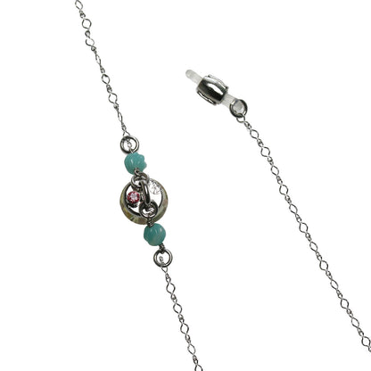 眼鏡チェーン アマゾナイト 水色 TAMARUSAN