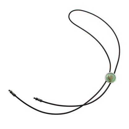 革紐ループタイ 水色 カジュアル クールビズ ループタイ