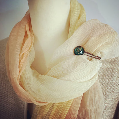 ネクタイピン エメラルドグリーン ラウンド型 TAMARUSAN