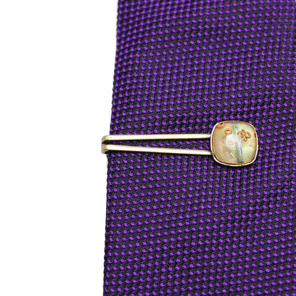 ネクタイピン ピンク 四角 シンプル 贈り物 TAMARUSAN