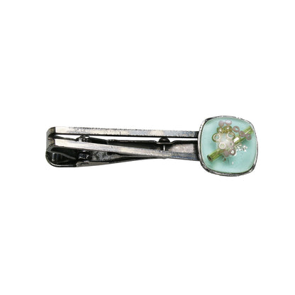 ネクタイピン 水色 ビーズ 贈り物 TAMARUSAN