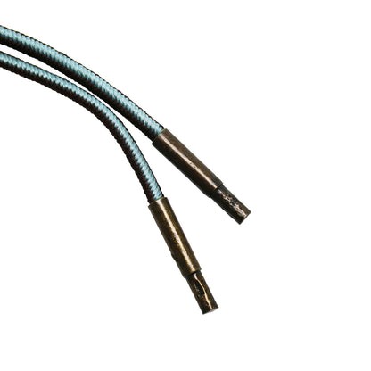 組紐ループタイ 正絹 ふくろう 紫 TAMARUSAN