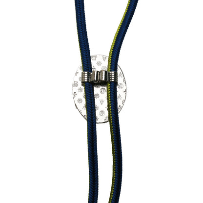 組紐ループタイ 飛行機 正絹 緑 TAMARUSAN