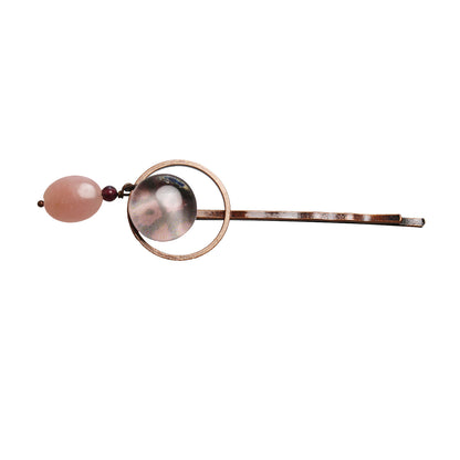 ヘアピン アラゴナイト 鹿の子 ピンク TAMARUSAN