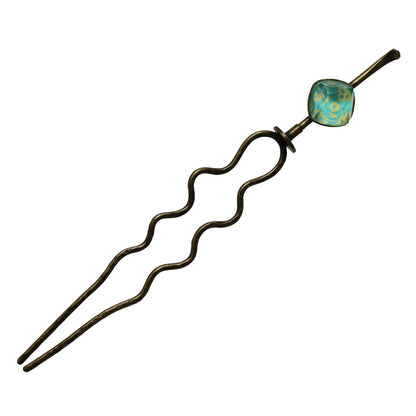 着せ替えかんざし 鹿の子 グリーン TAMARUSAN