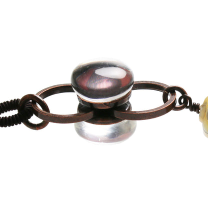 ラリエット ピンク ロングネックレス リボン TAMARUSAN