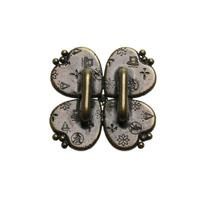 帯留 グリーン 鹿の子 四つ葉 TAMARUSAN