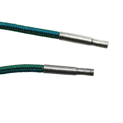 組紐ループタイ 正絹 鹿の子 水色 緑 TAMARUSAN