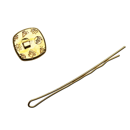 ヘアピン カニ ゴールド 赤 大人 TAMARUSAN