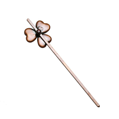 ミニかんざし カニ 赤 花 一本挿しかんざし