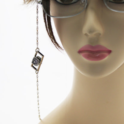 眼鏡チェーン メンズ 紺色 鱗 レジン TAMARUSAN