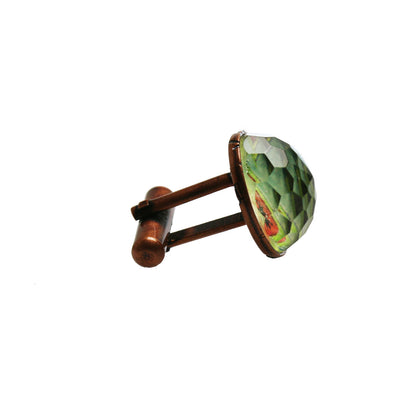 カフスボタン レモン 赤 青 TAMARUSAN