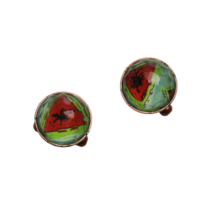 カフスボタン レモン 赤 青 TAMARUSAN