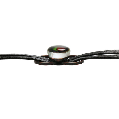 眼鏡コード 革紐 レモン 青 ユニセックス TAMARUSAN