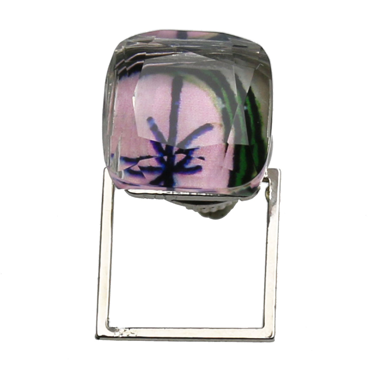 眼鏡ホルダーピンブローチ レモン ピンク TAMARUSAN