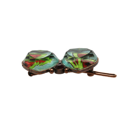 パッチン留め ハート レモン 青 赤 TAMARUSAN