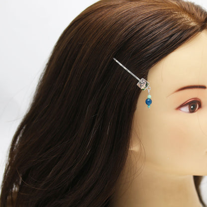 ヘアピン レモン ターコイズ 白 おしゃれ TAMARUSAN