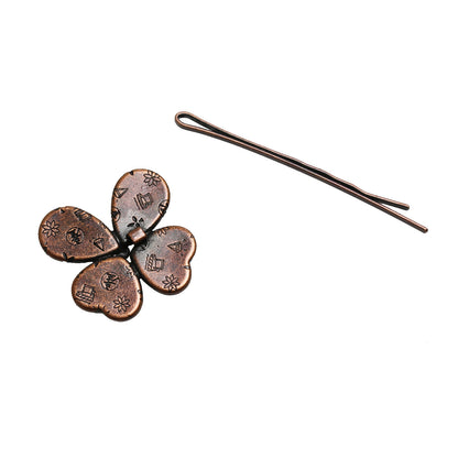 ヘアピン 蝶 レモン 青 赤 飾り取り外し可能 TAMARUSAN