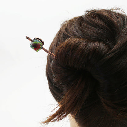 玉かんざし レモン 赤 一本挿し TAMARUSAN