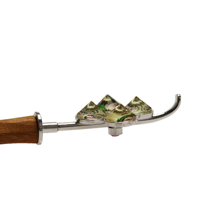 着せ替えかんざし 花 レモン ピンク 木製 TAMARUSAN