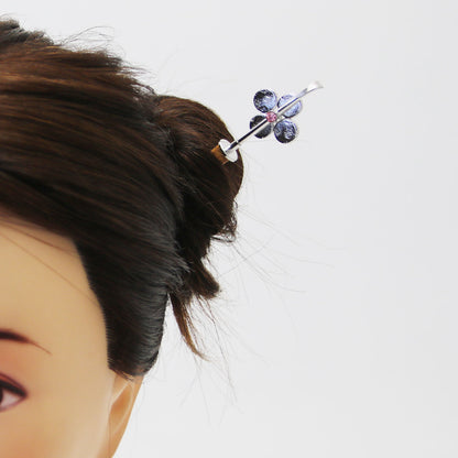 着せ替えかんざし 花 レモン ピンク 木製 TAMARUSAN