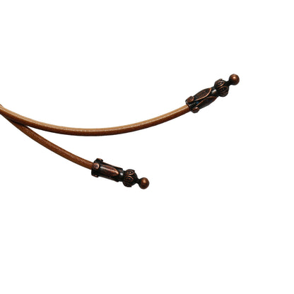 革紐ループタイ メンズ カジュアル レモン 青 赤 TAMARUSAN