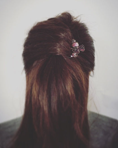 ヘアコーム 紫 マーブル すみれ TAMARUSAN