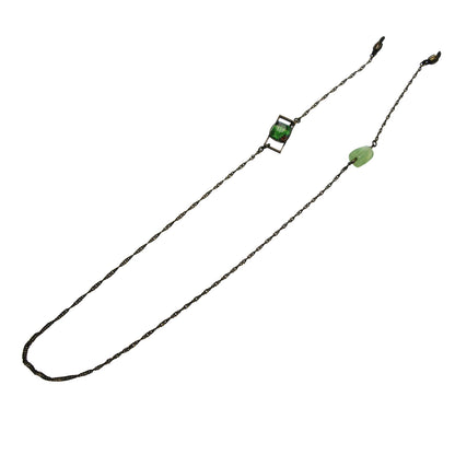 眼鏡チェーン プリナイト 緑 男女兼用 マーブル TAMARUSAN