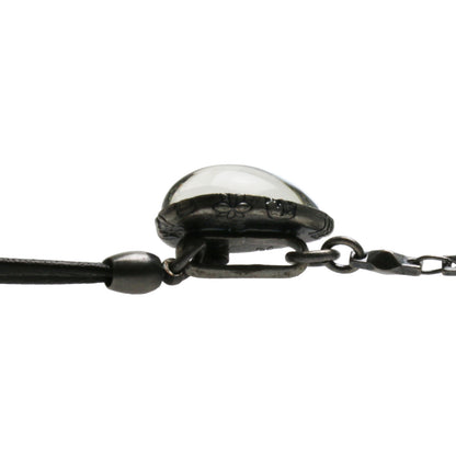 眼鏡チェーン 革紐 メンズ 青 軽量 TAMARUSAN