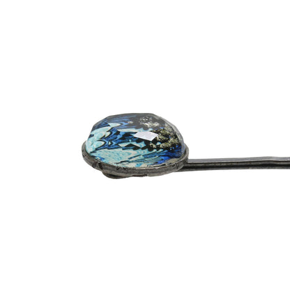 ヘアピン 青 マーブル 大人向け TAMARUSAN